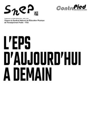 L'EPS d'aujourd'hui à demain - Dossier 3 -mai 2022